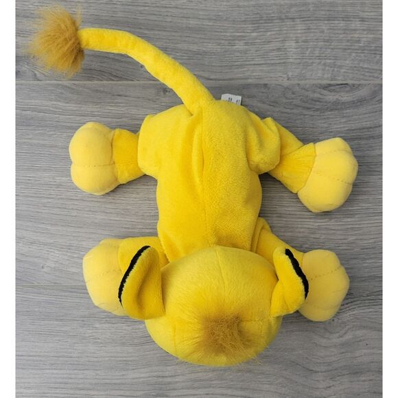 VTG 2002 Hasbro Disney Soft Purring Simba Yellow Plush Stuffed Animal Rare - Picture 5 of 13